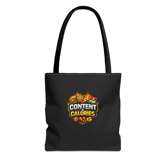 Content Calories Tote Bag — Funny Food Gamer Design